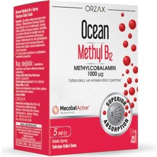 Orzax Ocean Methyl B12 1000mcg 10ml & Ocean Methyl B12 500mcg 5ml İkilisi