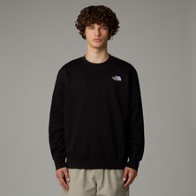 The North Face M Essentıal Relaxed Crew Erkek Siyah Sweatshirt NF0A89ETJK31