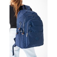 Baginn Klinkır Kadın Sırt Çantası Çok Cepli Hafif Kumaş Okul Çantası Spor Seyahat Çantası Çok Cepli Hafif Bayan Çanta