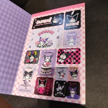 bundleisland Sanrio Kuromi Hello Kitty Sticker Albümü 16 Sayfa