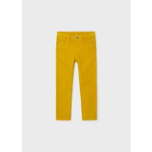 Erkek Çocuk Kadife Slim Fit Pantolon - Sarı