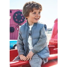Erkek Çocuk Yelek Açık - Indigo