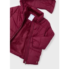 Kız Çocuk Şişme Mont - Bordo