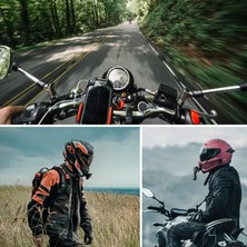 Motosiklet Kask Çene Altı Telefon ve Aksiyon Kamera Tutucu Seti - Gopro ve Evrensel Uyumlu