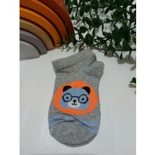 Bebek Meselesi 4'lü Recycle Tual Desen Kız Çocuk Patik Çorap