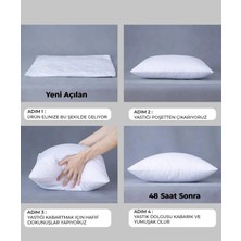 Seda Home Art Soft Microfiber Silikon Yastık 700 gr , Antialerjik , Otel ve Ev Kullanımına Uygun