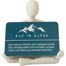 Alp in Alpes Yoga Temalı Kartvizitlik