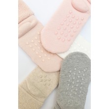 Mem Socks Kaydırmaz Havlu Çocuk Çorabı 5'li