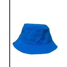 Salar Ticaret Unisex Mavi Bucket Şapka