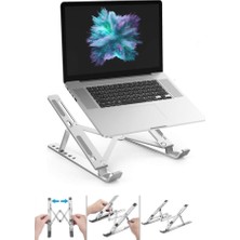 Diperla Alüminyum Macbook Uyumlu 7 Kademeli Notebook Stand