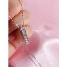 Neva jewelry Taşlı Çubuk Kolye