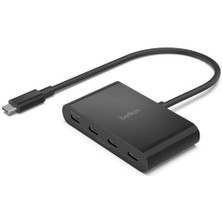 Belkin Connect Usb-C 4 Bağlantı Noktalı Hub - Siyah