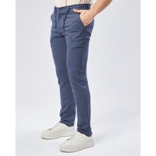 Daddies Cool With Epic Indigo Dokuma Jogging Fit Casual Erkek Pantolon