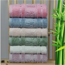 Tekno Trust 6 Adet Bambu El Havlusu 50X90CM El Yüz Havlu Seti