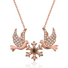 Cey jewelry Gümüş Aşk Kuşları Kolye