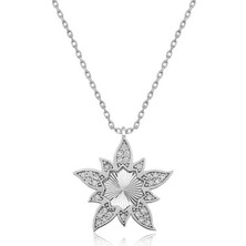 Cey jewelry ​gümüş Lotus Çiçeği Bayan Kolye