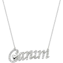 Cey jewelry Gümüş Canım Yazılı Bayan Kolye