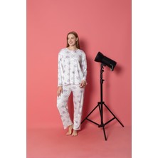 Yüksek Kalite Bambu Interlok Kadın Pijama Takımı P5046