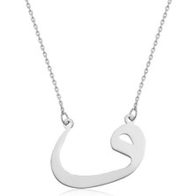Cey jewelry Gümüş Vav Bayan Kolye