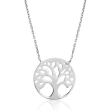 Cey jewelry Gümüş Hayat Ağacı Bayan Kolye
