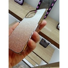 Lucek Cases iPhone 15 Pro Max Taşlı Kapak Içi Karbon Hologramlı Darbe Korumalı Kılıf