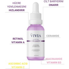 The Vivia Retinol Serum Askorbik Asit, Retinol, Seramid 30 ml