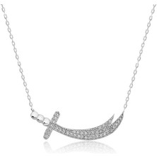 Cey jewelry Gümüş Zülfikar Kılıcı Kadın Kolye