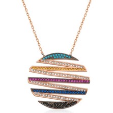 Cey jewelry Gümüş Sonsuzluğa Giden Yol Kolye