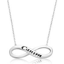 Cey jewelry Gümüş Canım Sonsuzluk Bayan Kolye