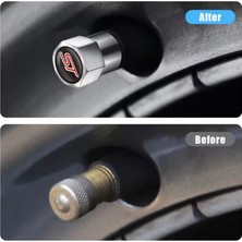 Ford St Ogolu 4 Adet Alüminyum Sibop Kapak (Gümüş)