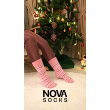 Nova Socks 3 Lü Yün Çorap Desenli