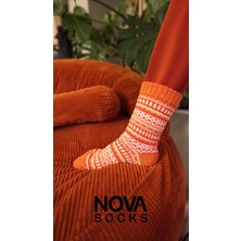 Nova Socks 3 Lü Yün Çorap Desenli