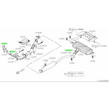 Suzuki Grand Vitara 06-12 Eksoz Susturucu Boru Contası