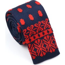 Omark Cotton Noel Snow Örme Kravat
