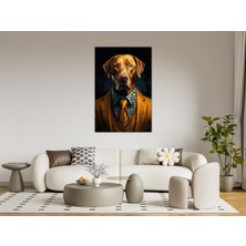 Aden Dekoratif  Mizah Köpek Kanvas Tablo