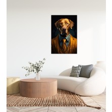 Aden Dekoratif  Mizah Köpek Kanvas Tablo