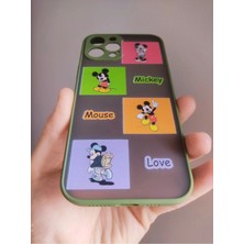 Lucek Cases iPhone 12 Pro Max Uyumlu Mickey Mouse Tasarım Hux Kılıf