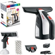 Bosch Home And Garden Akülü Pencere Temizleyici, Glassvac Cam Temizleyici, Premium Paket, Pencere, Ayna ve Duş Temizliği Için, 35 Pencere Çalışma Süresi