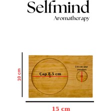 Aromaterapi Standı - 1 Uçucu Yağ Şişesi ve 1 Buhurdanlık Için-  Doğal Çam Ağacı 10 ml Şişe Uyumlu