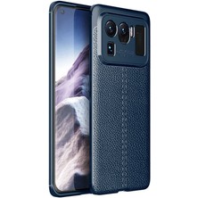 Teknomoda Xiaomi Mi 11 Ultra Kılıf Deri Görünümlü Slim Silikon
