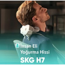 SKG H7 Akıllı Boyun Masaj Aleti, Shiatsu Masaj Terapisi, Fototerapi, Yoğurmalı