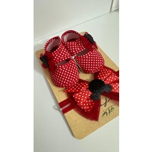 Little Pumpkin Kız Bebek Patik Bandana Seti