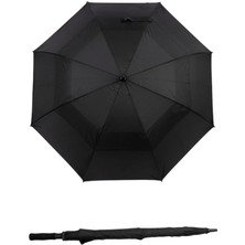 Marlux 1. Sınıf Kaliteli Protokol Şemsiye Düz Sap Rüzgar Korumalı Fiber Tel MARLUX10136M