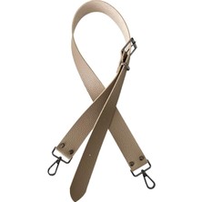 Yumakça Kemer Tokalı Ayarlanabilir Çanta Askısı 130 Cm* 4 cm Taş Renk Krom Kancalı