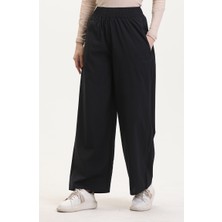Sefa Merve Beli Lastikli Kot Pantolon 2734B-01 Siyah