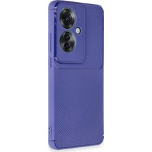 Novatis Oppo Reno 11F Uyumlu 3D Kamera Korumalı Karbon Leke Tutmaz Darbe Emici Kılıf