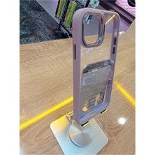 Lucek Cases iPhone 11 Uyumlu Kamera Çerçevesi Açılır Kamera Lens Hediyeli Darbe Korumalı Kılıf