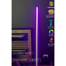 LED Level Rgb Lambader Modern Lambader Set Üstü Kumandalı 16 Renk