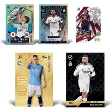 Topps Match Attax 24-25 Uefa Şampiyonlar Ligi Avrupa Ligi Konferans Ligi Futbolcu Kartları -10 Paket