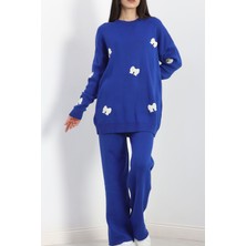 Kurdele Detay Triko Takım Sakslatte - 3113.1577.